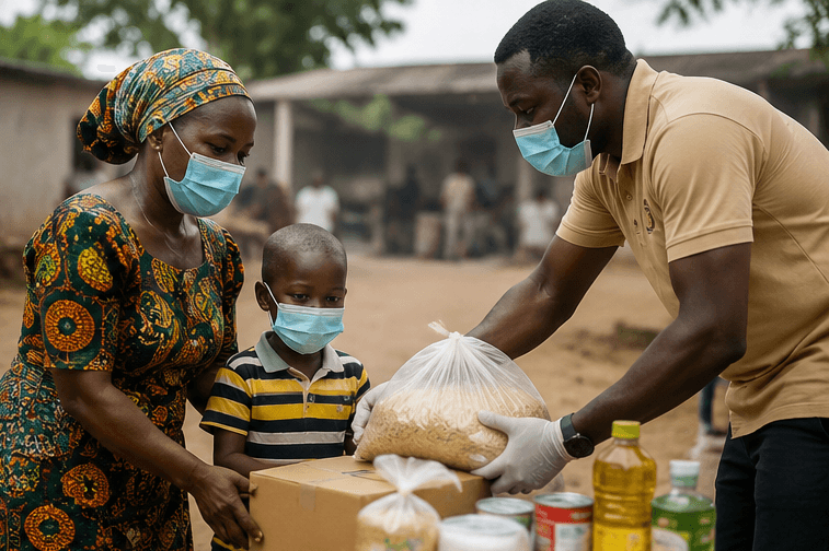 Hygiene kits and protective equipment distribution